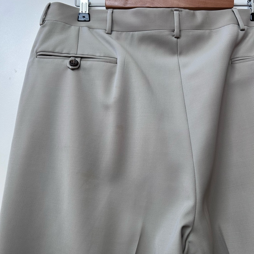 Vintage Polo Ralph Lauren pleated cuffed Extrafine Virgin Wool trousers. 38 6R - Picture 6 of 14